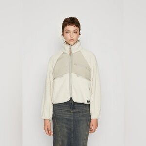 Urban Outfitters BDG Cream Fuzzy Jacket